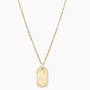 Gorjana Griffin Dog Tag Necklace